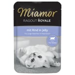 Miamor Ragout Royale Kitten -säästöpakkaus 44 x 100 g - naudanliha