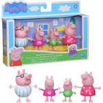 New Peppa Pig Family Bedtime Figure Set - 4 Pack - Free Shipping