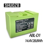 Ersättningsbatteri Abl-d1 för iRobot Roomba Dammsugare E-serie E5 E6 6198 och I-serie I7 I7+ I8 7150 E5150 E5152 4624864