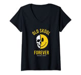 Womens Old Skool Forever, Original Raver Love Raving, Rave V-Neck T-Shirt