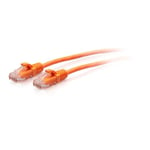 C2G 7.6M (25Foot) CAT6A Extra Flexible Slim Ethernet Cable, Ideal for use with Router, Modem, Internet,Wifi boxes, Xbox, PS5, Smart TV, SKY Q, IP Camera. Delivering Ultra Fast Internet Speeds. ORANGE