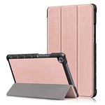Uniquement pour Huawei Mediapad M5 Lite 8.0 M5 Coque pour Tablette magnétique Anti-Rayures, Coque avec Fonction Crayon (Rose)