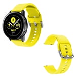 20mm Garmin Vivomove Luxe / Vivomove 3 / Vivomove Style / Venu durable silicone watch band - Yellow