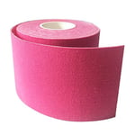 Sport Kinesiology Tape 6 Rolls Waterproof Cotton Elastic Kinesiology Tape Muscle Pain Relief Knee Elbow Sports Breast Lift Adhesive Tape Width 2.5-5cm for Sports ( Color : Pink , Size : 10cm x 5m )