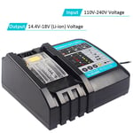 FOR Makita DC18RC 18v 22min Intelligent FAST Lithium Battery Charger DC18RC 6A