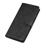 HAOTIAN Phone Case for Motorola Moto E7 Plus/Moto G9 Play Case, Wallet Case [Kickstand/Card Slot] Shockproof Premium Leather Filp Smartphone Cover Case with Magnetic/Holder Function, Black