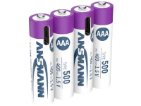 Batteri AAA ANSMANN Li-Ion 500mAH 4s 3,6V // laddningsbart via USB-C