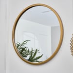 Large Round Gold Wall Mirror 50cm X 50cm