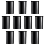 LanYing 10 Pack 35mm Film Canisters for Rockets Plastic Film Canisters Camera Film Canisters with Lids Geocaching Containers for Small Storing Household Goods Scientific Experiment,Black