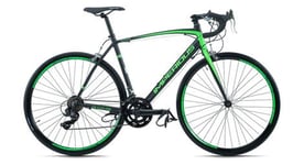 Velo de course 28   imperious noir vert tc 56 cm ks cycling