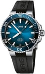 Oris 01 400 7769 4135-07 4 22 74FC Aquis Blå/Gummi Ø41.5 mm