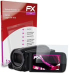 atFoliX Glass Protector for Canon Legria HF R78 9H Hybrid-Glass