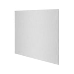 Compactor 500 x 600mm Brushed Stainless Steel Memo Board and Splashback for Kitchen and Utility Rooms, Cooker, Hob and Sink Magnetic Backsplash to Protect Walls, Easy Installation, 0.6mm Thick, Silver