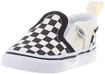 Vans Asher V , Sneaker Garçon Unisex Kinder, Blanc (Checkers/Black/Natural), 25.5 EU