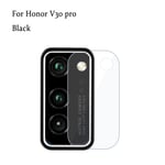 Camera Lens Screen Protector Metal Protective Ring Black And Film-honor V30 Pro