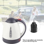 24V 1L Electric Car Boiling Kettle Stainless Coffee Tea Water Heater Travel