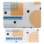 Laptop Case for MacBook Air 13 Inch & New Pro 13 Touch, Silicon Hard Shell Cover, Keyboard Cover Screen Protector Abstraction Graphics