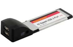 ExpressCard, 2 st. USB 2.0 portar, 34 mm