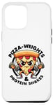 iPhone 13 Pro Max Pizza Weights & Protein Shakes Workout Funny Gym Quotes Gym Case
