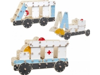Klassisk verden Enorme byggeblokker trekjøretøy Ambulanse