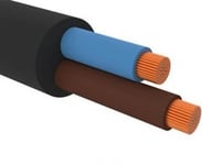 Kabel till handverktyg svart 2x0,75 mm²