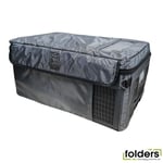 Grey insulated cover for 15l brass monkey portable fridge freezer