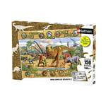 Nathan - Puzzle Enfant - 150 pièces - Les espèces de dinosaures - Filles ou garçons Garçon ou fille dès 7 ans - Puzzle de qualité supérieure - Carton épais et résistant - Dinosaures - 86836