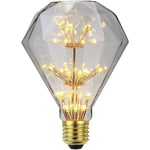 Ampoule LED vintage RGB Lumière étoilée Ampoule Décorative feu d'artifice Lumière chaude E27 220/240 V, Verre, E27, 3.00W 230.00V [Classe énergétique