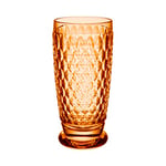 Villeroy & Boch - Boston Apricot long drink glass, crystal glass coloured orange, capacity 300 ml