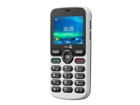 DORO 5860 - 4G-telefon - microSD-kortplats - 320 x 240 pixlar - bakre kamera 2 MP - svart, vit