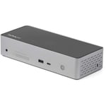 StarTech.com USB C Dock - 4K 60Hz Quad Monitor DisplayPort & HDMI - Universal...
