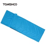 TOMSHOO 70*210CM Single Person Travel Camping Hiking Sleeping Bag Liner h X1Q2