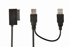 Gembird Adaptateur USB(M)+Power -> SATA Slim SSD (na kablu)