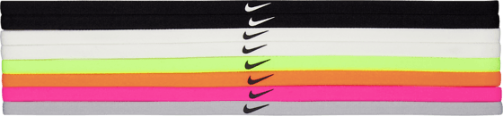 Nike Nike Skinny Headbands 8 Pk Treenitarvikkeet BLACK/BLACK/WHITE