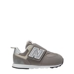 New Balance 574 Baby Sneakers Med Kardborreband Raincloud | Grå | 22.5 EU
