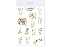 Tvättbara Tatueringar Blommor Edukamp