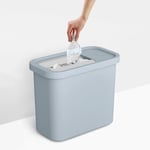 32L Bin Recycling Caddy Compost Grey Kitchen Rubbish Waste