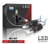 LED-konvertering M1, H7, 20W/lampa, 4000LM, 2-pack