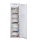 Haier Series 6 HAUN518EWK Integrated Frost Free Upright Freezer 200L Total Capacity, White, E Rated