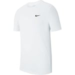 Nike M Nk Dry TEE DFC Crew Solid T-Shirt - White/(Black), 3XL-T