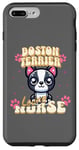 Coque pour iPhone 7 Plus/8 Plus Joli design kawaii pour l'infirmière « Boston Terrier Loving Nurse »