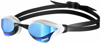 Arena Cobra Core Swipe Mirror Swimming Goggles - Blue/White