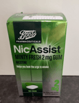 NICASSIST 2mg Minty Fresh Nicotine Chewing Gum X 105 Pieces
