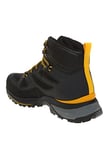 Jack Wolfskin Men's Force Trekker Texapore MID M Cross Country Running Shoe, Black Burly Yellow Xt, 8 UK