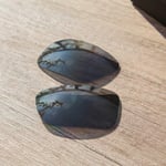 Walleva Black Mr.Shield Polarized Replacement Lenses for Oakley Double Edge