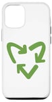 Coque pour iPhone 13 Pro Panneau vert vintage en forme de cœur en forme de cœur pour hommes et femmes, Jour de la Terre