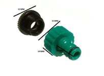 Quick Fix Hose - Outdoor Tap Connector + Reducer Fits Hozelock - NEW Onestopdiy