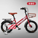 cuzona Children's bicycle boy 2-3-4-6-7 stroller 8 years old baby girl bicycle child medium and large bicycle-18 inch_[High Carbon Steel] Alloy Red Spoke Wheel Free Riding Gift