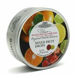 Simpkins Sugar & Gluten Free Travel Sweets Tin -Mixed Fruit Drops 175g x 3 pack