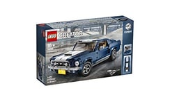 LEGO 10265 Icons Ford Mustang, Kit de Construction, Maquette de Voiture Américaine, Collection, Niveau Avancé, Exclusif, Modélisme, Adultes
